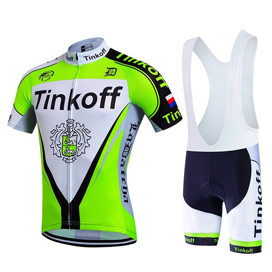 Abbigliamento Ciclismo Tinkoff 2017 aceso verde